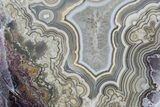 Polished Crazy Lace Agate - Mexico #79738-1